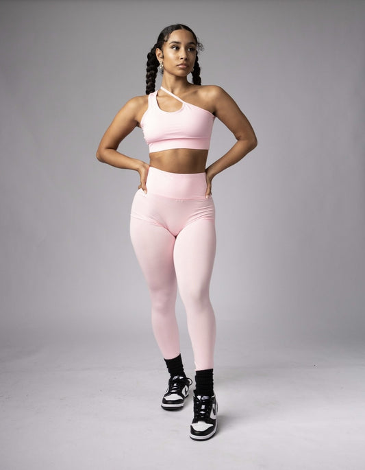 BLUSH ASYMETRIC SET