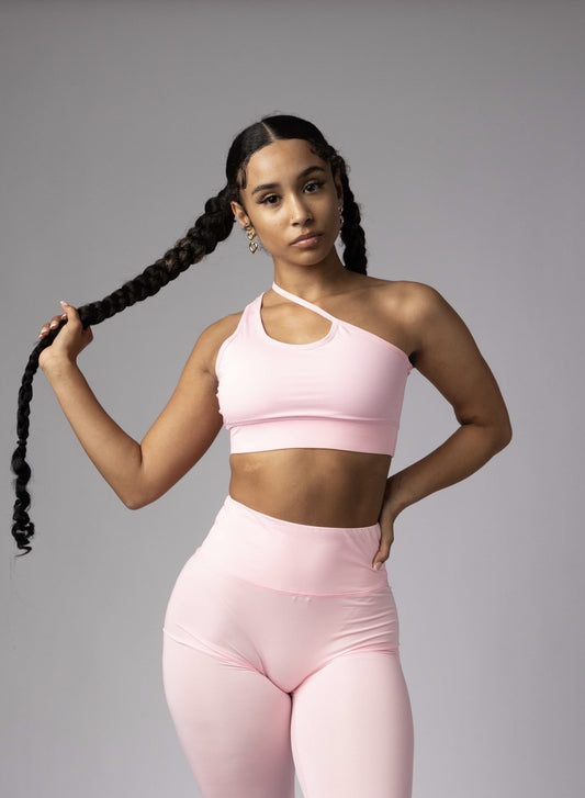 BLUSH ASYMETRIC TOP